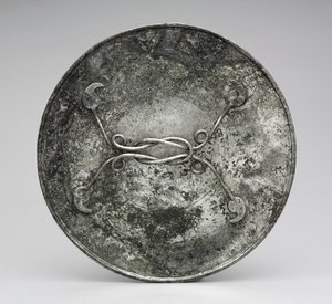 Mirror with a Handle in the Form of a Herakles Knot, c.280-400 by Byzantine Byzantine