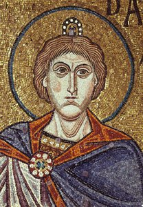 The Prophet Daniel (detail) of Interior Mosaics in the St. Marks Basilica, 12th century