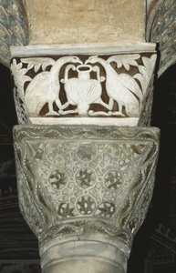 Decorated capital from the interior by Byzantine School