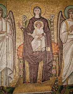 The Byzantine virgin (detail)