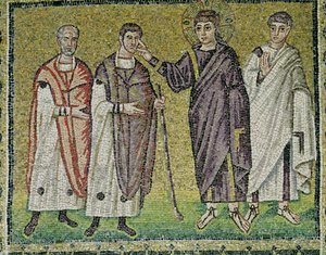 The Healing of Two Blindmen from Jericho, Scenes from the Life of Christ