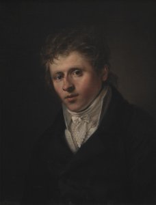 Portrait of the Painter Johan Christian Dahl by C.A. Jensen