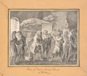 Scene from Ludvig Holberg