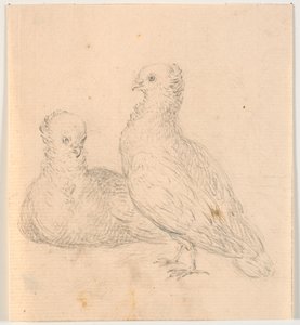 Two Doves by C.A. Lorentzen