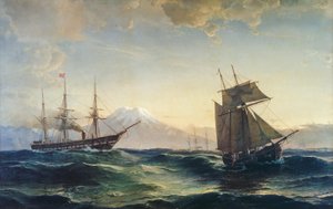 Ships off the Coast of Iceland