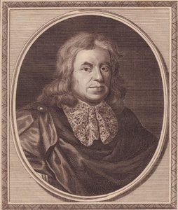 Portrait of English Physician Thomas Sydenham by J.B. and Brown J. Rowbotham