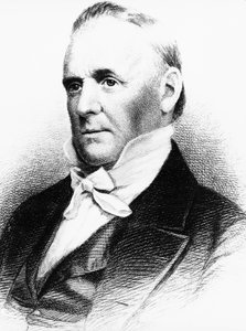 Portrait of James Buchanan (1791-1868), American lawyer, diplomat, and politician who served as 15th President of United States from 1857 to 1861, engraving by J.B. and Brown J. Rowbotham