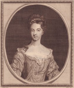 Portrait of Margaret Cecil, Countess of Ranelagh, engraving by John Goldar