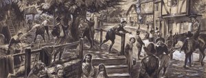 A 17th century parish scene by C.L. Doughty