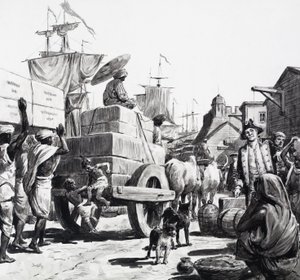 A Delivery of Goods to the East India Company