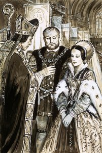 Marriage of Henry VIII and Anne Boleyn by C.L. Doughty