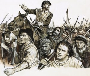 Robert Kett leading a peasants