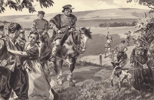 Unidentified historical scene, probably relating to enclosures by C.L. Doughty