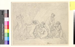 Diana and Actaeon by Christoffer Wilhelm Eckersberg