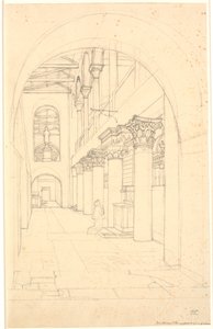 A Scene in the Church of S. Lorenzo fuori le Mura, Rome