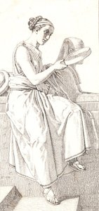 Reason. Allegorical Figure by Christoffer Wilhelm Eckersberg