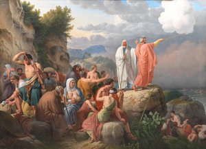 Moses Returns the Red Sea and Pharaoh