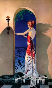 Fashionable 1920s Woman in Spain, c.1925 by C. Coles Phillips