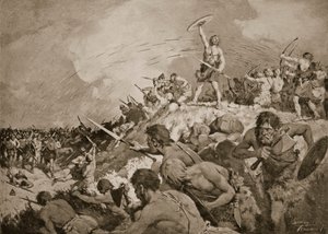 The Battle of Mons Badonicus, c.500 AD