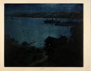 Moonlight - Hudson River
