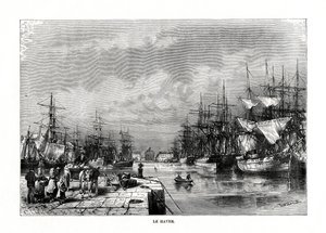 Le Havre, Normandy, 1879 by C. Laplante