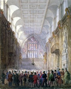 Interior of the Guildhall, City of London by C Matthews