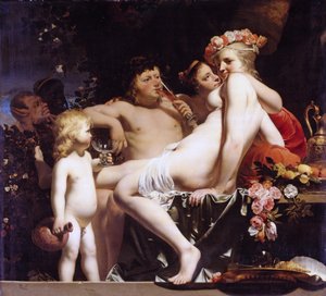 Bacchus and Ariadne on Naxos by Caesar van Everdingen