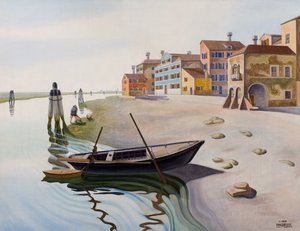 Estuary by Cagnaccio di San Pietro
