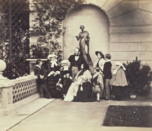 The Royal Family, Osborne 1857 by Caldesi and Montecchi