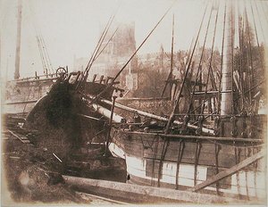 Sailing Vessels in Harbour, c.1845
