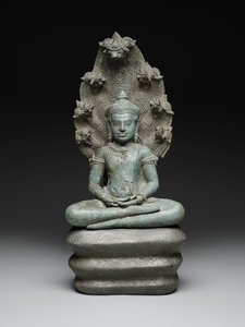 Buddha Muchalinda, late 12th-early 13th century by Cambodian Cambodian