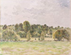 Eragny Evening by Camille Jacob Pissarro