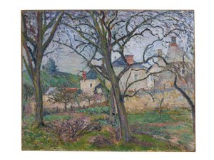 The Garden of Maubuisson, Seen Towards the Saint-Denis Coast, Pontoise by Camille Jacob Pissarro