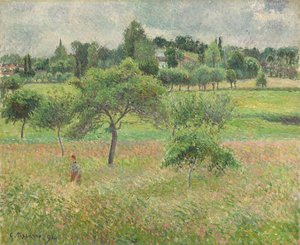 Apple Trees at Éragny by Camille Jacob Pissarro