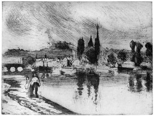 Rouen, Cours la Reine, c1850-1900