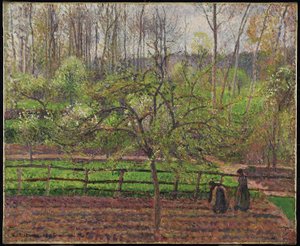 Springtime, Grey Weather, Eragny