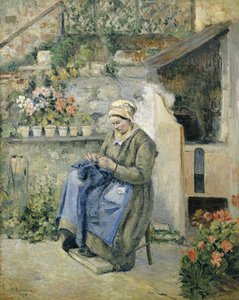 The Jolly Mother by Camille Jacob Pissarro