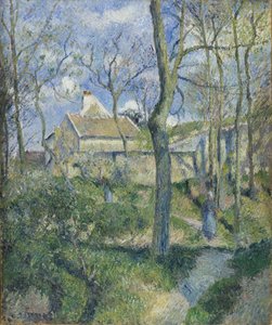 The Path to Les Pouilleux, Pontoise, 1881 by Camille Jacob Pissarro
