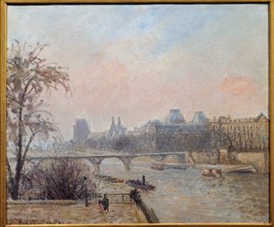 The Seine and the Louvre in 1903