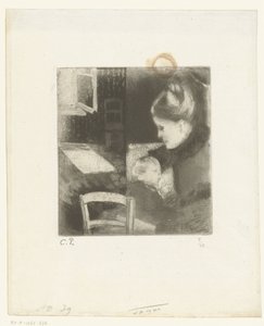Nursing Woman by Camille Jacob Pissarro