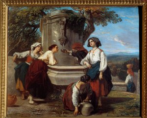 Ossaloises at the fountain
