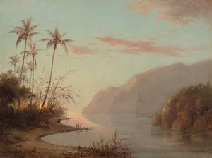 A Creek in St. Thomas Virgin Islands by Camille Pissarro