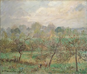 Autumn, Morning Mist, Éragny-sur-Epte, 1902 by Camille Pissarro
