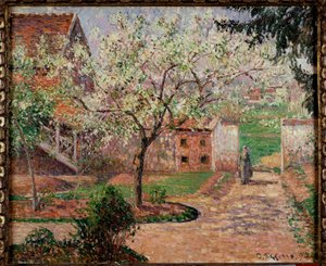 Garden in Eragny by Camille Jacob Pissarro