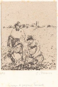 Group of Peasants, c. 1899 by Camille Pissarro