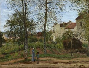 Houses at Bougival (Autumn)