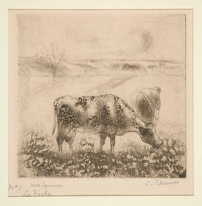 The Cow by Camille Pissarro