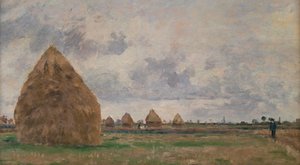Landscape with Haystacks