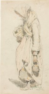 Peasant Woman; Boy with a Fishing Pole