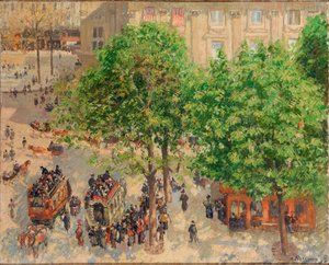 Place du Théâtre-Français, Spring